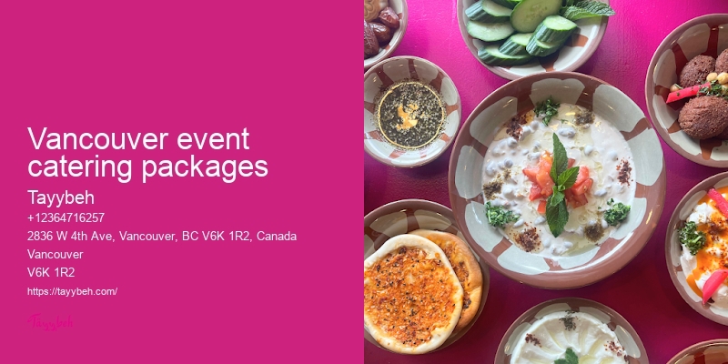 Vancouver catering options