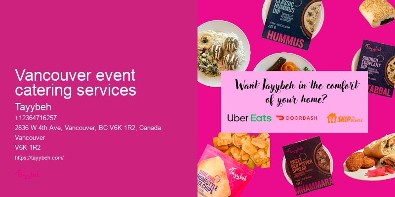 Vancouver catering for workshops