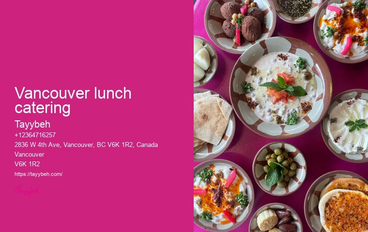 Personalized Event Catering Vancouver