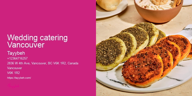 High-end catering Vancouver