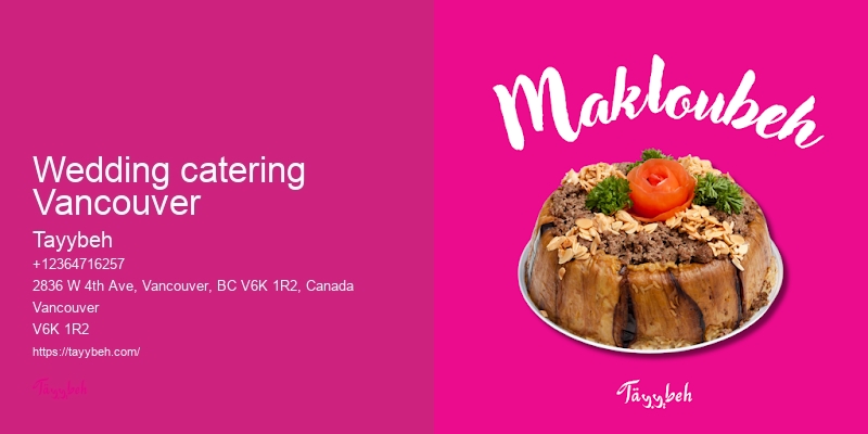 Vancouver catering for business lunches